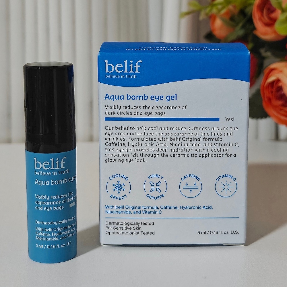 New Belif Aqua Bomb Eye Gel Travel Size 5ml/ 0.16 oz